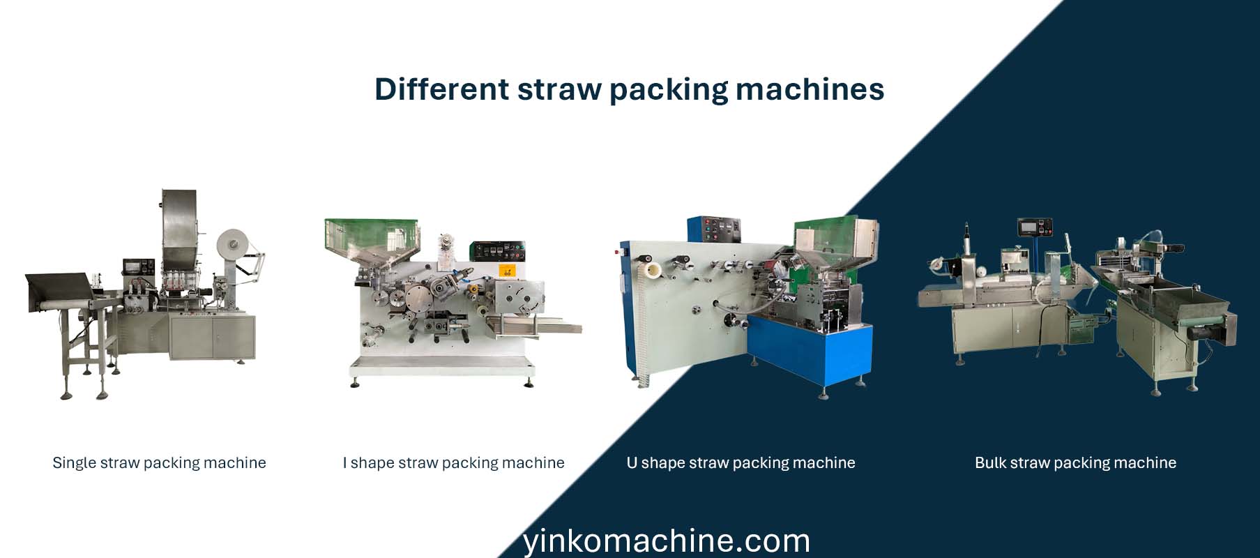 Different straw packing machines