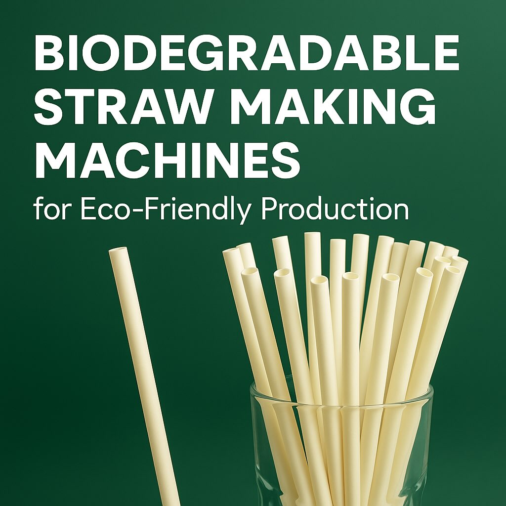 Biodegradable Straw Making Machines for Eco-Friendly Production